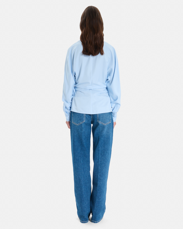 Top Taran Top croisé bleu clair ZAPA