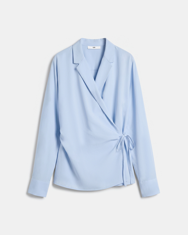 Top Taran Top croisé bleu clair ZAPA
