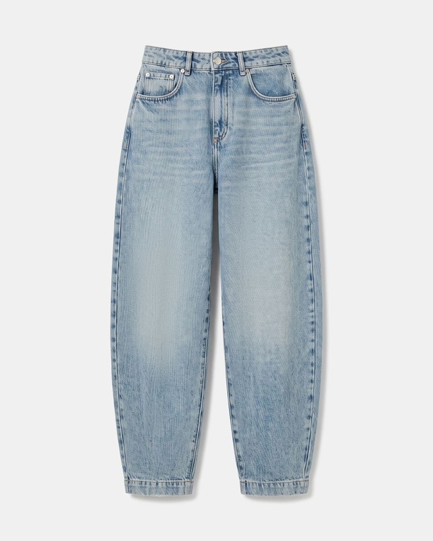 Jean Pia Jean barrel en coton vintage blue ZAPA
