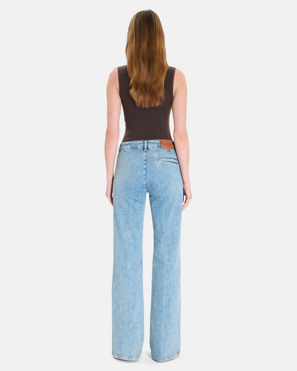 Jean Pansy Jean en coton vintage blue ZAPA