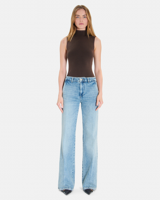 Jean Pansy Jean en coton vintage blue ZAPA