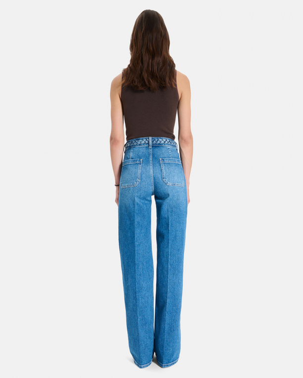 Jean Pocket Jean droit en coton ZAPA