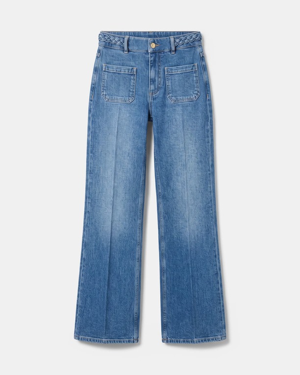 Jean Pocket Jean droit en coton ZAPA