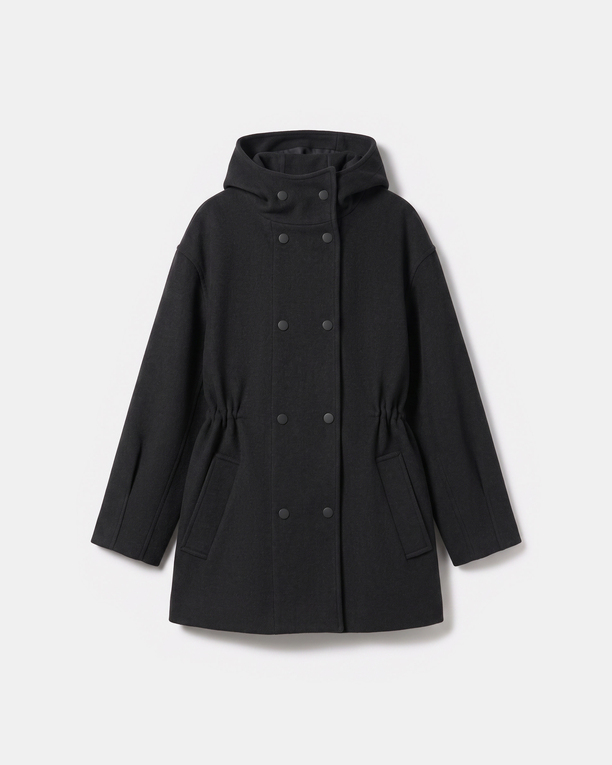 Manteau Marina Manteau en laine chocolat ZAPA