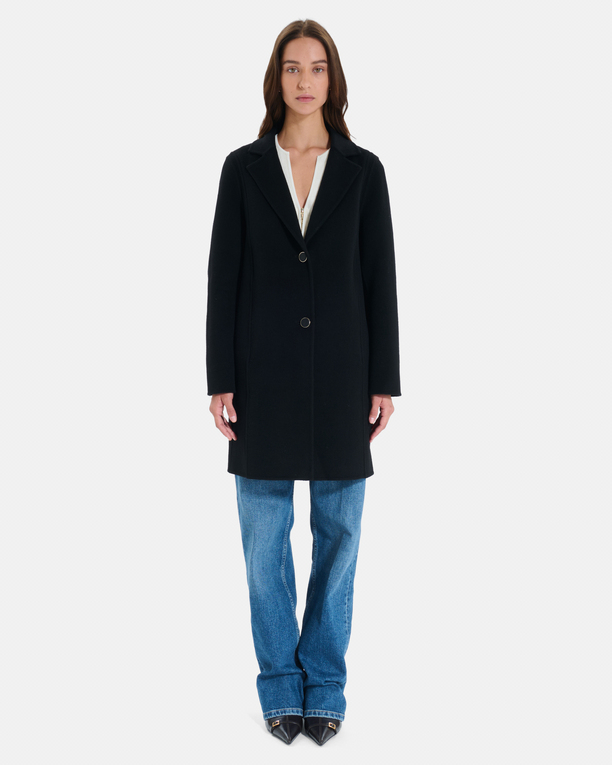 Manteau Mayra Manteau long en laine à capuche amovible ZAPA