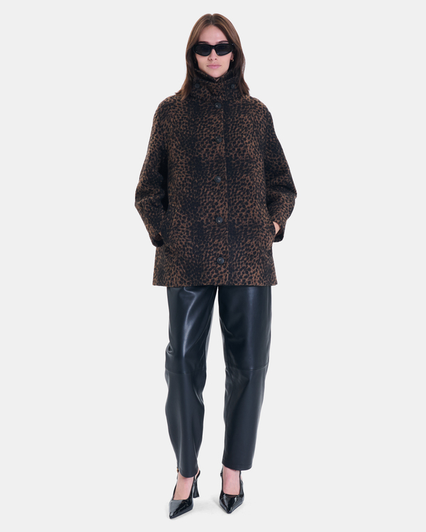 Manteau Marilene Manteau imprimé léopard ZAPA