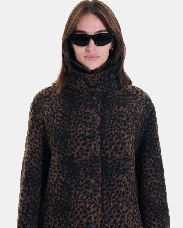 Manteau Marilene Manteau imprimé léopard ZAPA