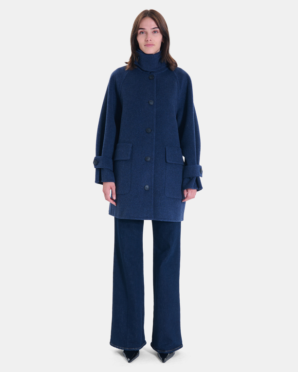 Manteau Maeline Manteau en laine indigo ZAPA