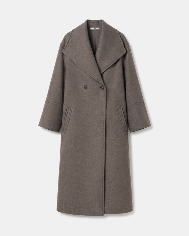 Manteau Manoli Manteau long en laine noisette ZAPA