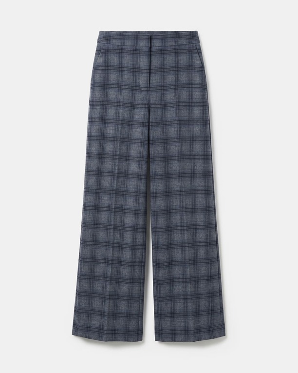 Pantalon Paulette Pantalon large gris chine ZAPA