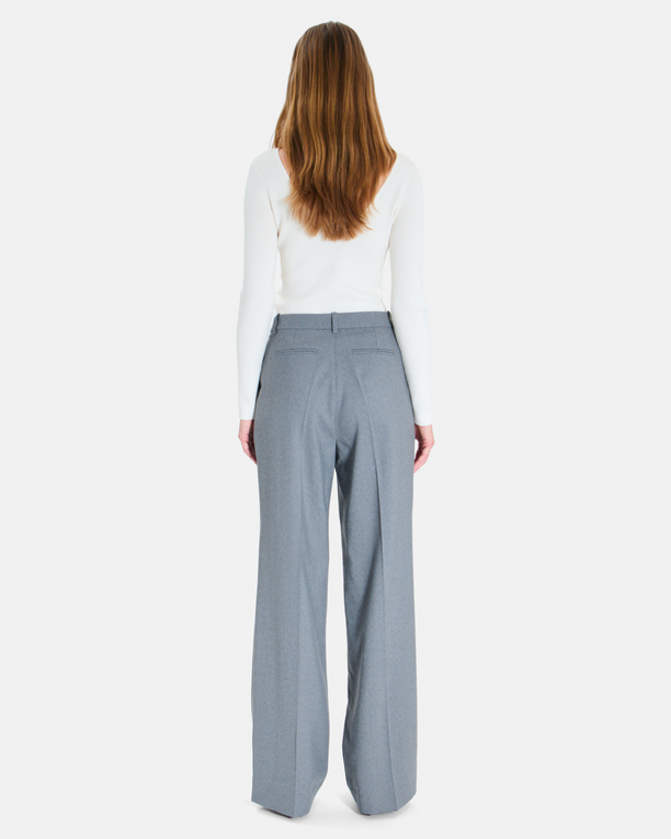 Pantalon Princesse Pantalon large gris chine ZAPA