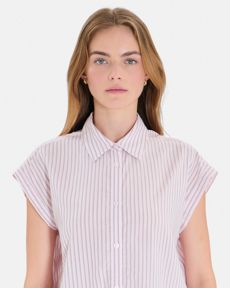 Chemise corea chemise sans manches ray&eacute;e zapa
