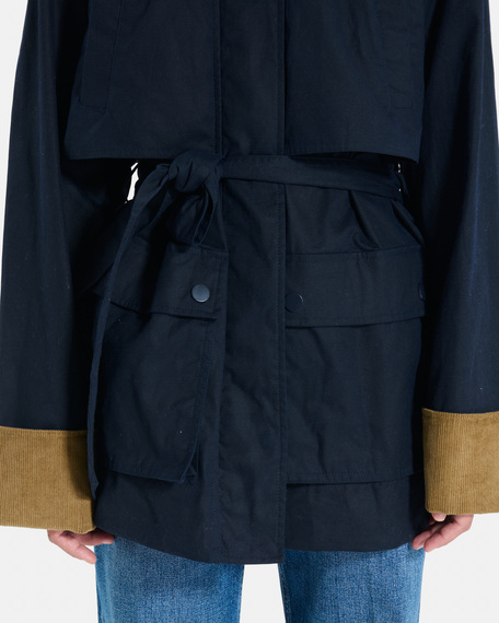 Trench tabi trench-coat nocturne cintr&eacute; en coton zapa