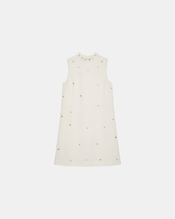 Robe Roxa Robe à oeillets écru ZAPA