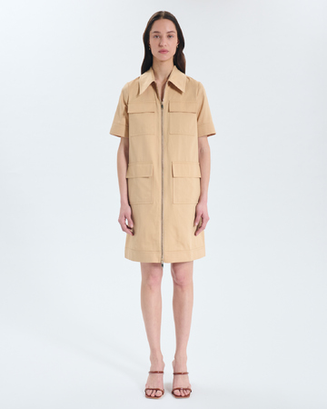Robe Rakia Robe en coton bio sable ZAPA