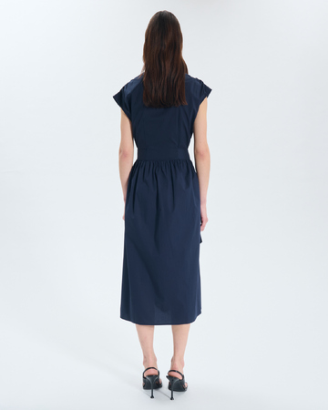 Robe Ray Robe midi boutonnée en coton ZAPA