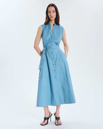 Robe Ramya Robe midi sans manches ceinturée ZAPA