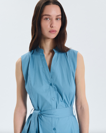 Robe Ramya Robe midi sans manches ceinturée ZAPA