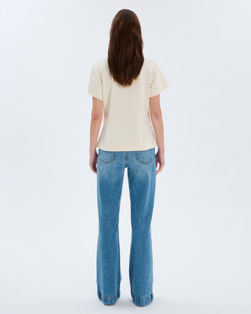 Top Tanouk Top en viscose écru ZAPA