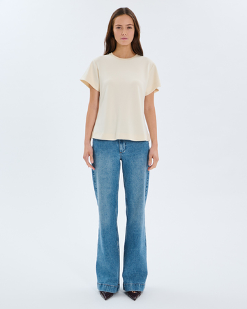 Top Tanouk Top en viscose écru ZAPA