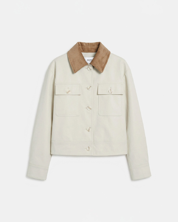 Veste Vero Veste en coton &eacute;cru ZAPA