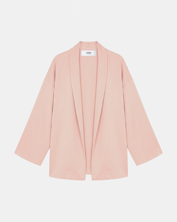 Veste Vao Veste kimono rose ZAPA