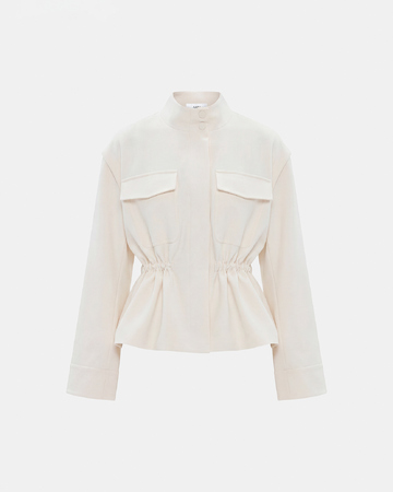 Veste Vahita Veste à manches amovibles écru ZAPA