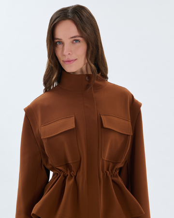 Veste Vahita Veste &agrave; manches amovibles acajou ZAPA
