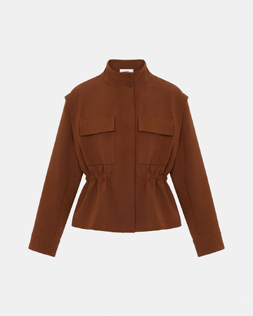 Veste Vahita Veste &agrave; manches amovibles acajou ZAPA
