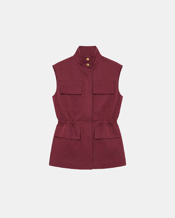 Veste Valya Veste en coton bio lie de vin ZAPA