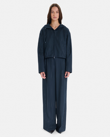 Blouson Blake Blouson court à capuche bleu marine rayé ZAPA