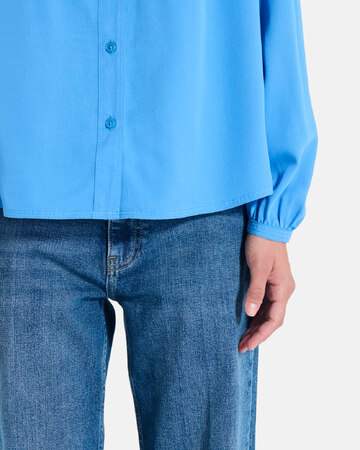 Chemise Curtis Chemise en fibre de bambou à manches longues bleu ZAPA