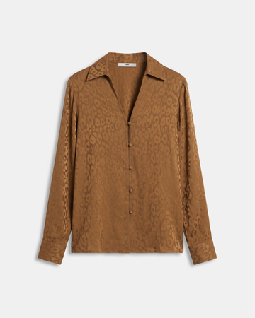 Chemise Carma Chemise droite tabac à col classique ZAPA