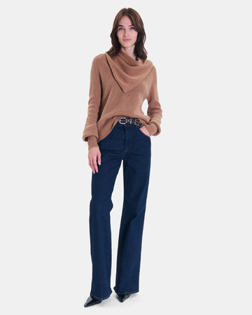 Echarpe Elly Echarpe en laine camel ZAPA