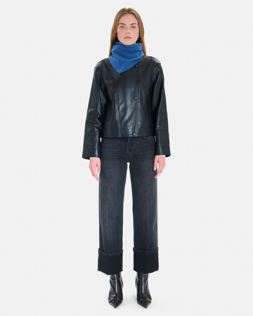 Echarpe Elly Echarpe en laine indigo ZAPA