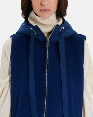 Gilet Grinny Gilet sans manches bleu roi en laine ZAPA