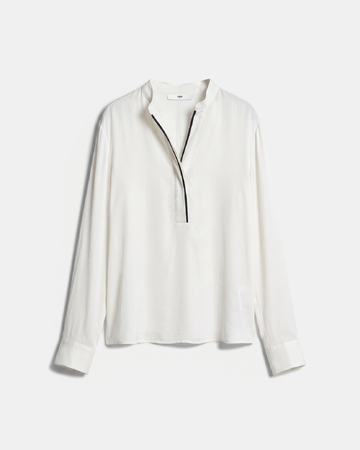 Blouse Beca Blouse fluide écrue à manches longues ZAPA
