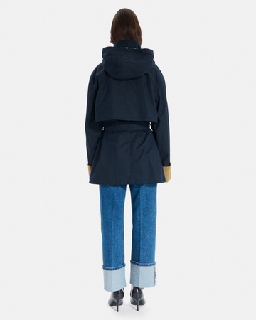 Trench Tabi Trench-coat nocturne cintré en coton ZAPA