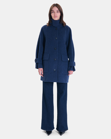 Manteau Maeline Manteau en laine indigo ZAPA