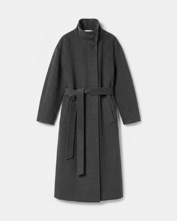 Manteau Melissa Manteau long en laine à col montant ZAPA
