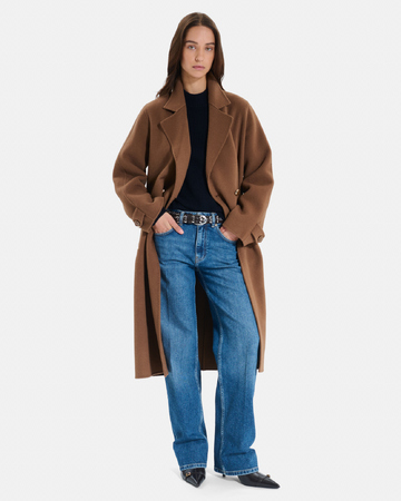 Manteau Milo Manteau long en laine cannelle ZAPA