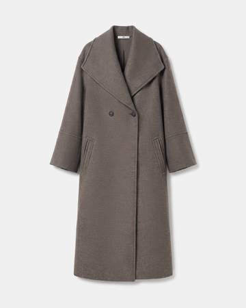 Manteau Manoli Manteau long en laine noisette ZAPA