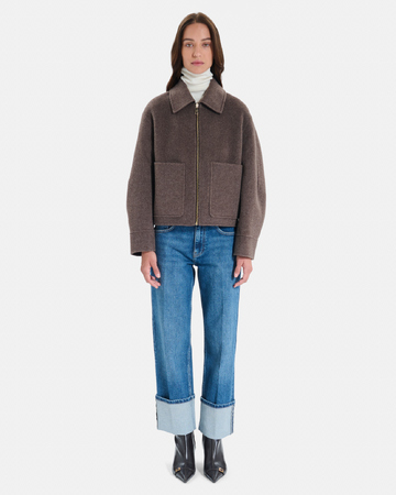 Manteau Moby Manteau court en laine réversible ZAPA