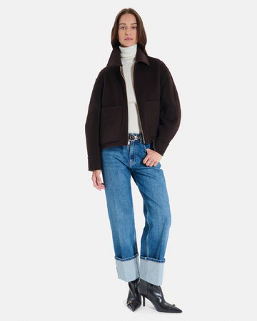 Manteau Moby Manteau court en laine réversible ZAPA