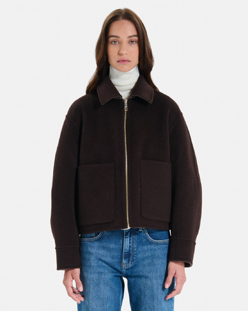 Manteau Moby Manteau court en laine réversible ZAPA