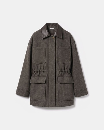 Manteau Marilou Manteau en laine noisette ZAPA