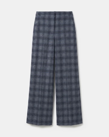 Pantalon Paulette Pantalon large gris chine ZAPA