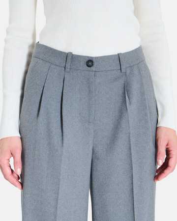 Pantalon Princesse Pantalon large gris chine ZAPA