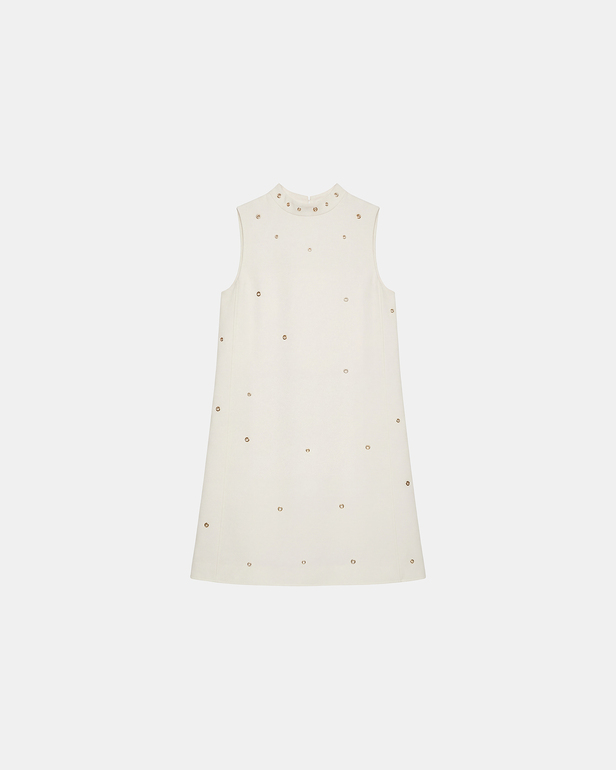 Robe Roxa Robe &agrave; oeillets &eacute;cru ZAPA