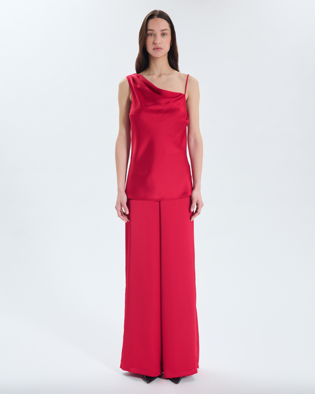 Top Tia Top asym&eacute;trique satin ZAPA